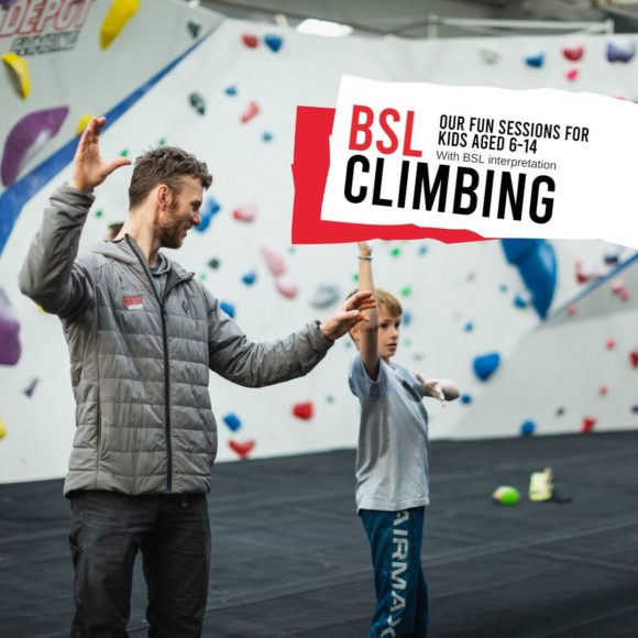 BSL British Sign Language climbing