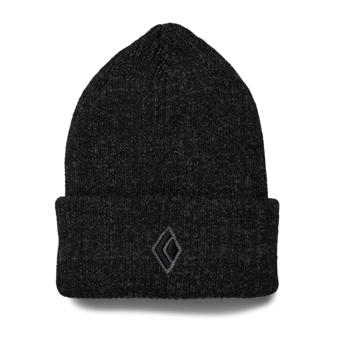 Black Diamond Plaited Beanie - Black