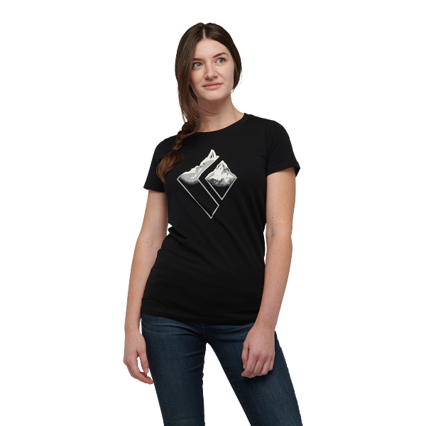 Black Diamond Womens Mountain Logo Tee