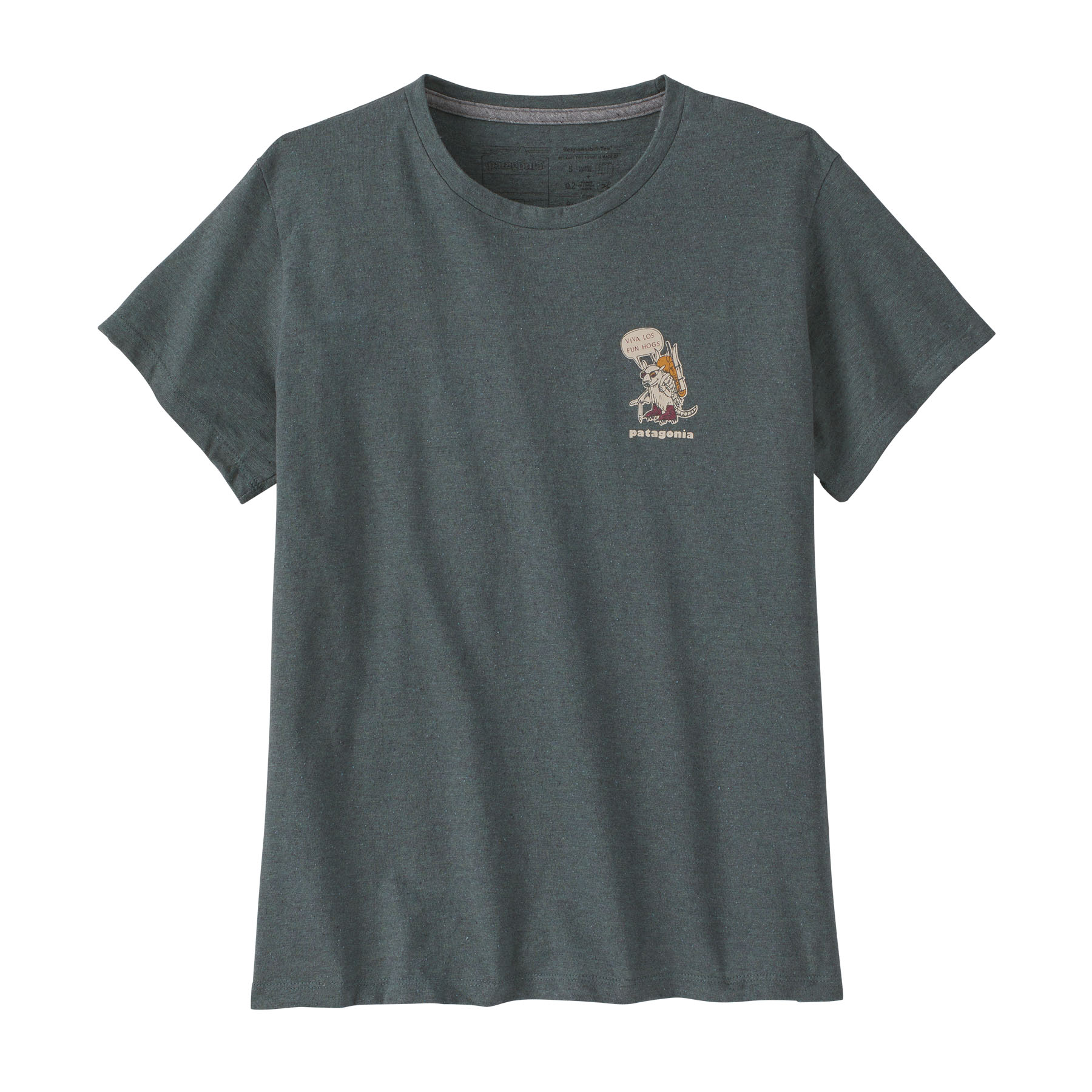 Patagonia Womens 50 year Responsibili Tee FHNG Depot Climbing Shop