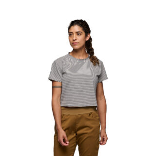 Black Diamond Womens Stripe Tee SS (S24)