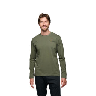 Black Diamond Mens Heritage Woodmark LS Tee (S24)