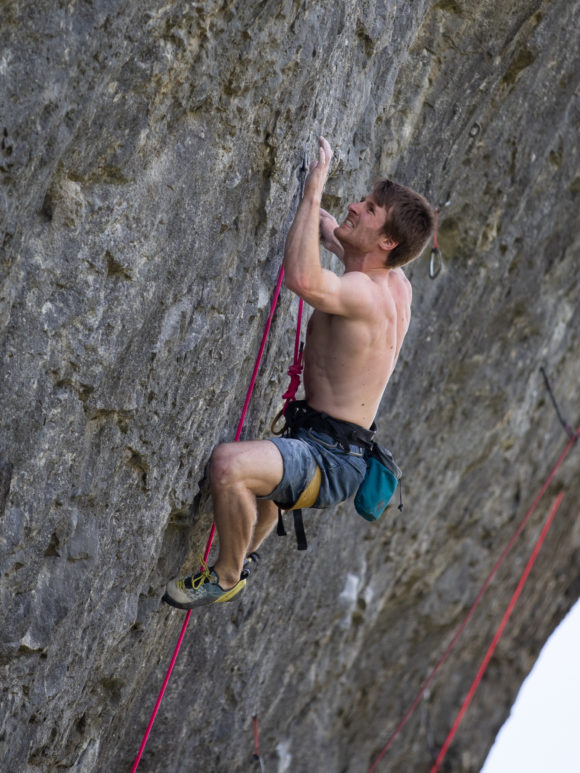 Depot Climbing Athlete Pete Dawson climbs Northern Lights