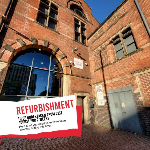 image of entrance to depot Nottingham for refurbishment work banner layered on top